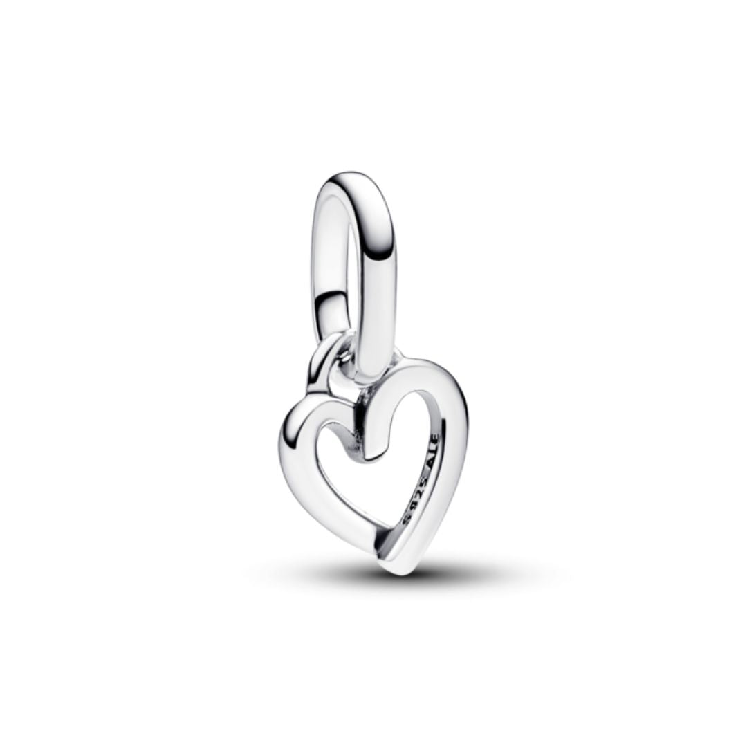 Pandora ME Freehand Heart Mini Charm, Silver, 793048C00
