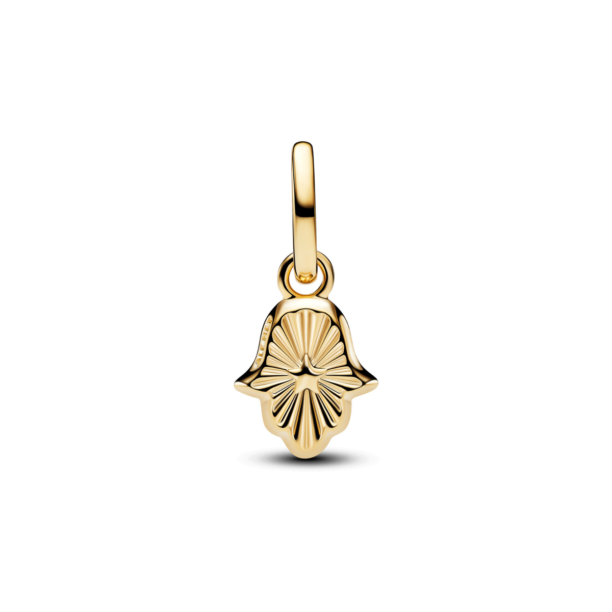 Pandora ME Green Hamsa Hand Mini hela, kullattu, 764612C01