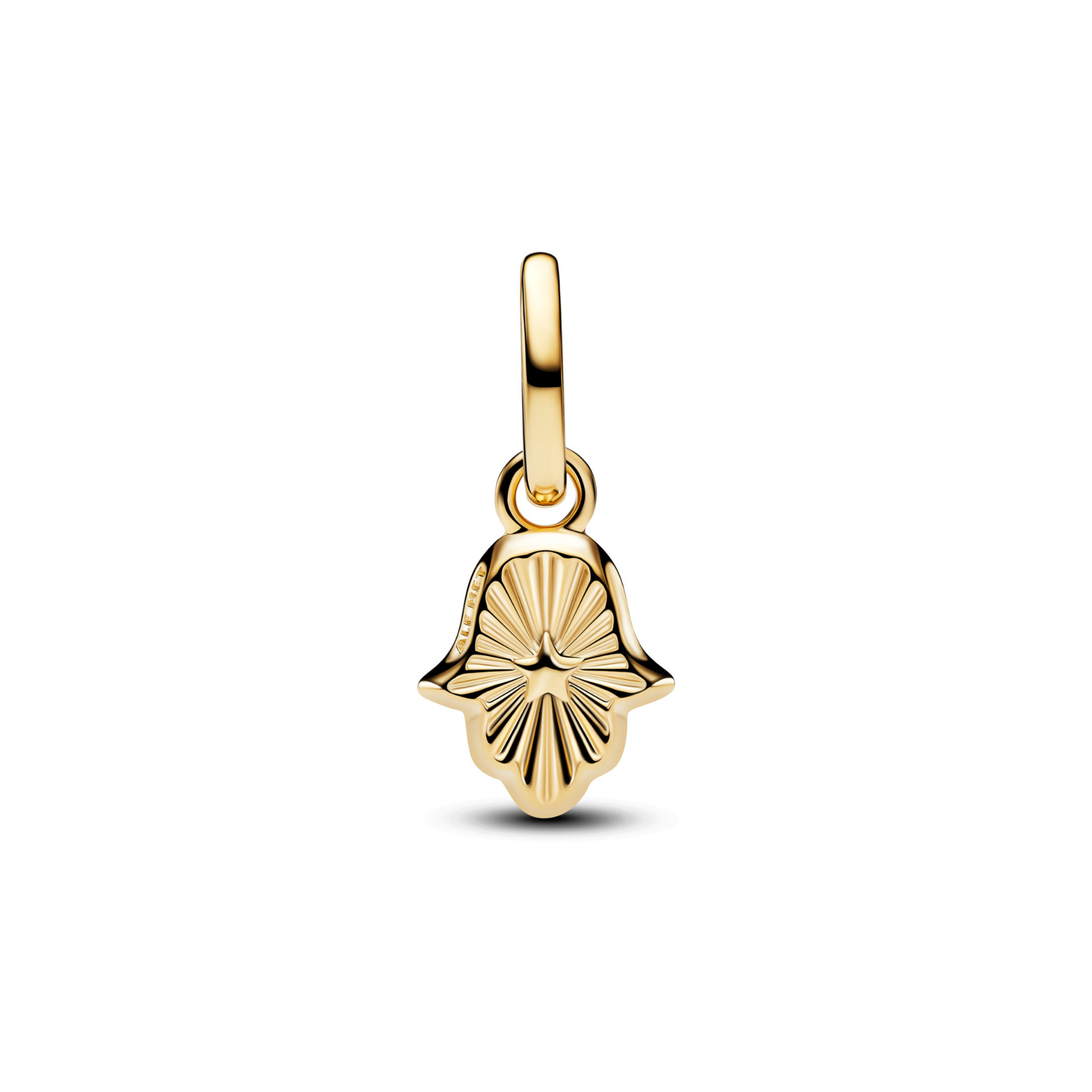 Pandora ME Green Hamsa Hand Mini hela, kullattu, 764612C01