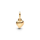 Pandora ME Heart Mini Dangle hela, keltakullattu, 763691C00