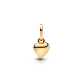 Pandora ME Heart Mini Dangle hela, keltakullattu, 763691C00