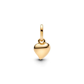 Pandora ME Heart Mini Dangle hela, keltakullattu, 763691C00