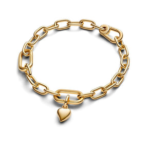 Pandora ME Heart Mini Dangle hela, keltakullattu, 763691C00