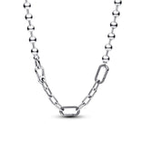 Pandora ME Metal Bead & Link Chain kaulakoru, hopea, 392799C00-45