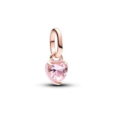 Pandora ME Pink Chakra Heart Mini hela, ruusukullattu, 783042C01