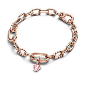 Pandora ME Pink Chakra Heart Mini hela, ruusukullattu, 783042C01