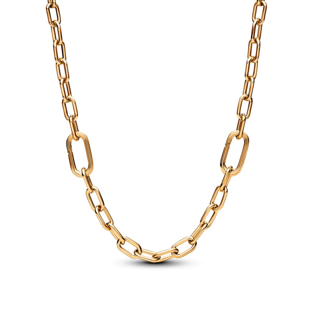 Pandora ME Small-Link Chain Necklace, Yellow Gold Plated, 369685C00-50
