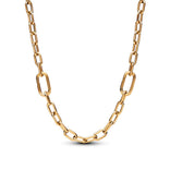 Pandora ME Small-Link Chain kaulakoru, keltakullattu, 369685C00-50