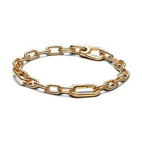 Pandora ME Small-Link Chain rannekoru, keltakullattu, 569662C00
