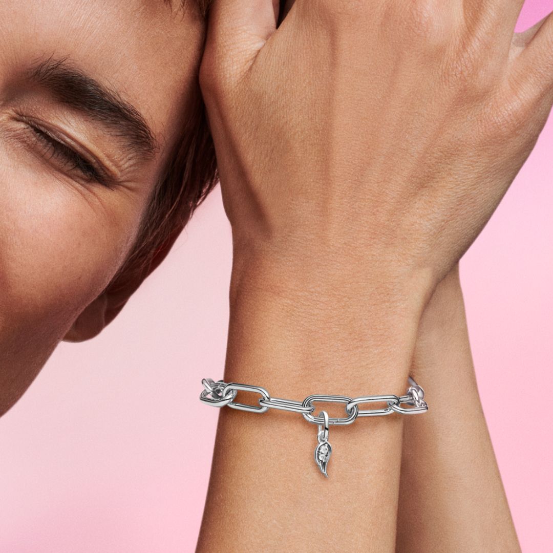 Pandora ME Sparkling Angel Wing Mini hela, hopea, 793041C01