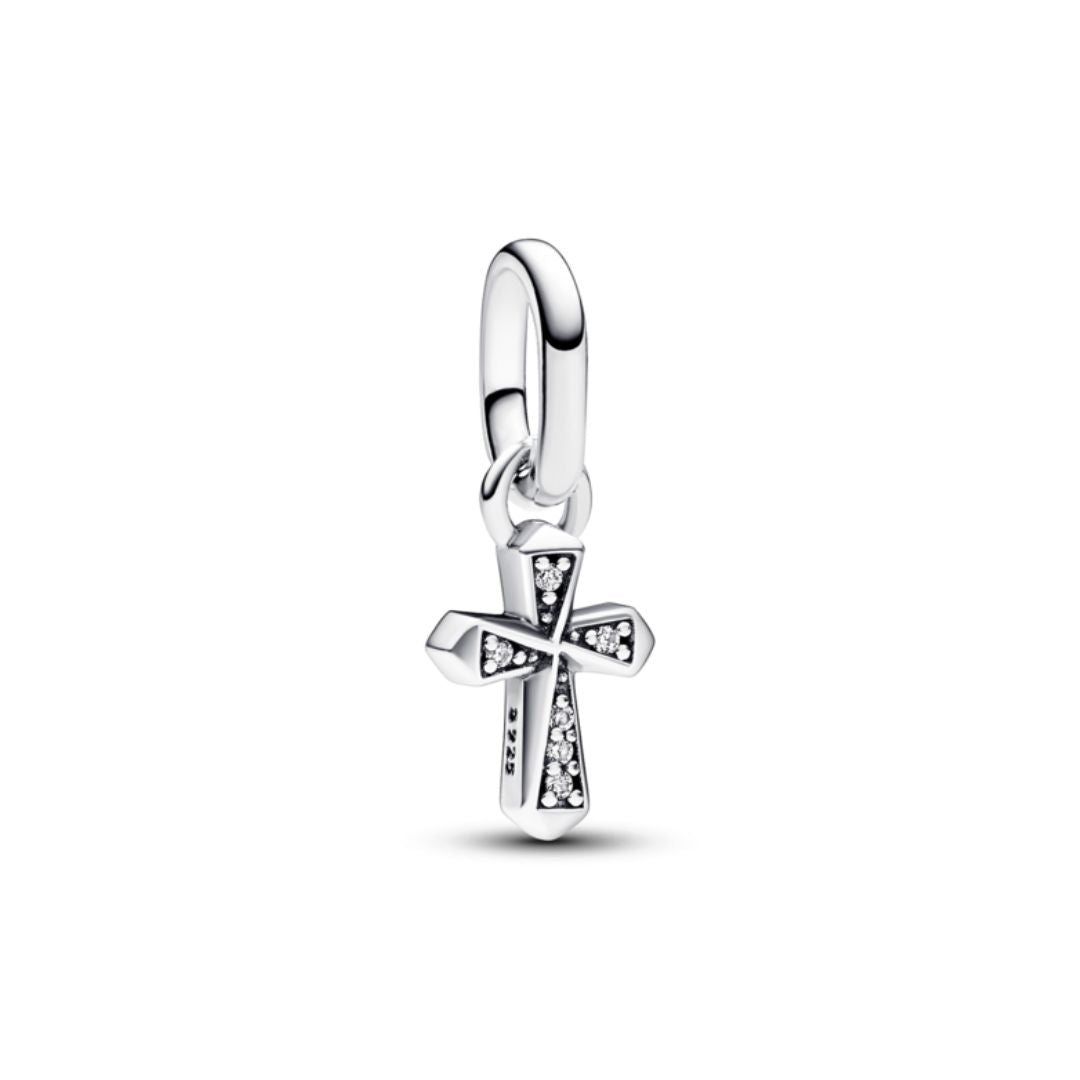 Pandora ME Sparkling Cross Mini hela, hopea, 793044C01