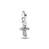 Pandora ME Sparkling Cross Mini hela, hopea, 793044C01
