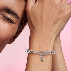 Pandora ME Sparkling Cross Mini hela, hopea, 793044C01