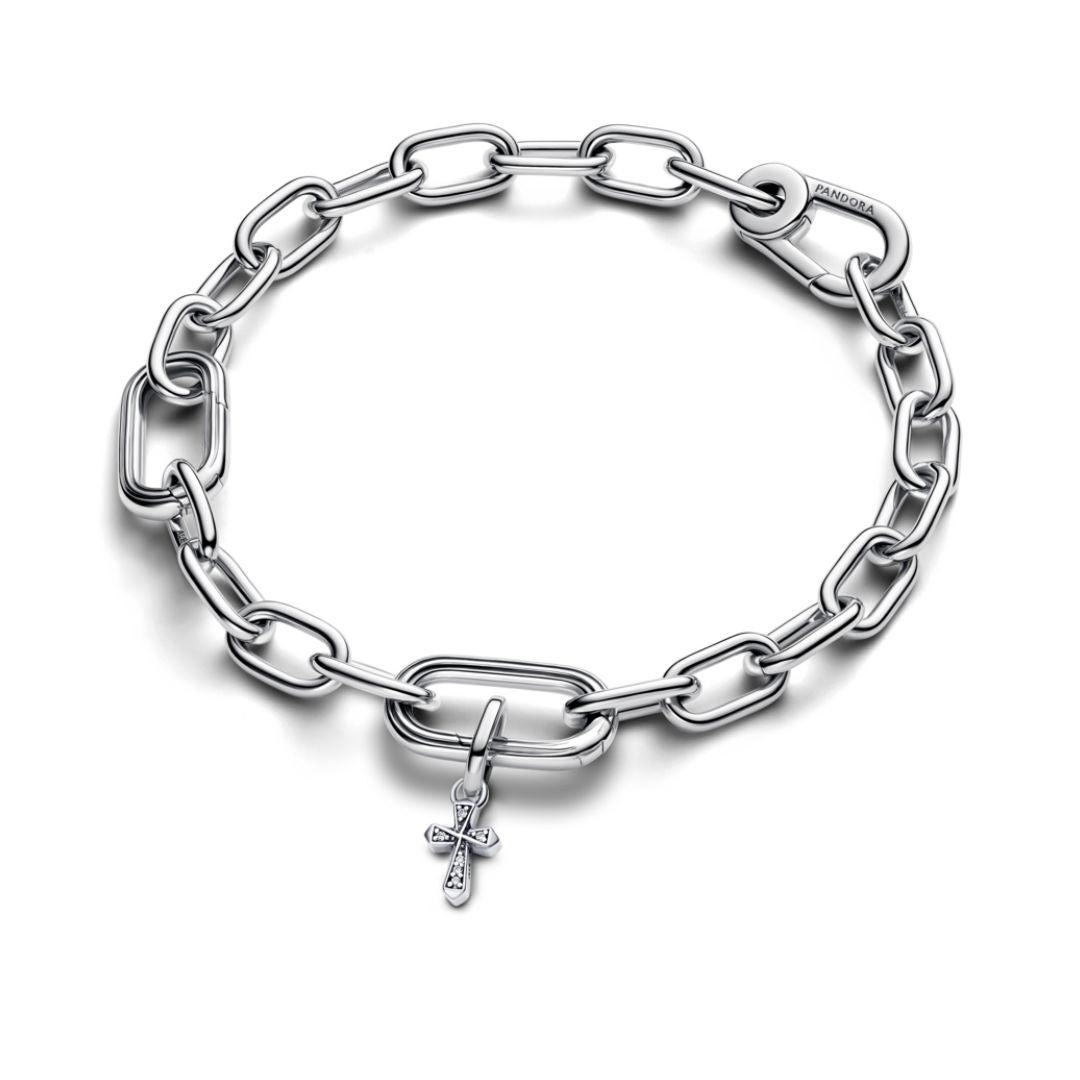 Pandora ME Sparkling Cross Mini hela, hopea, 793044C01