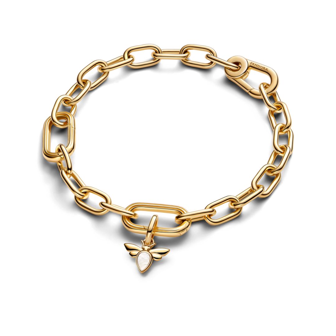Pandora ME White Bee Mini hela, hopea, 763826C01