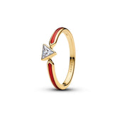 Pandora Marvel Iron Man sormus, keltakullattu, 164211C01