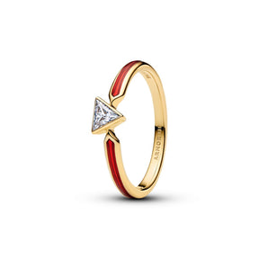 Pandora Marvel Iron Man sormus, keltakullattu, 164211C01