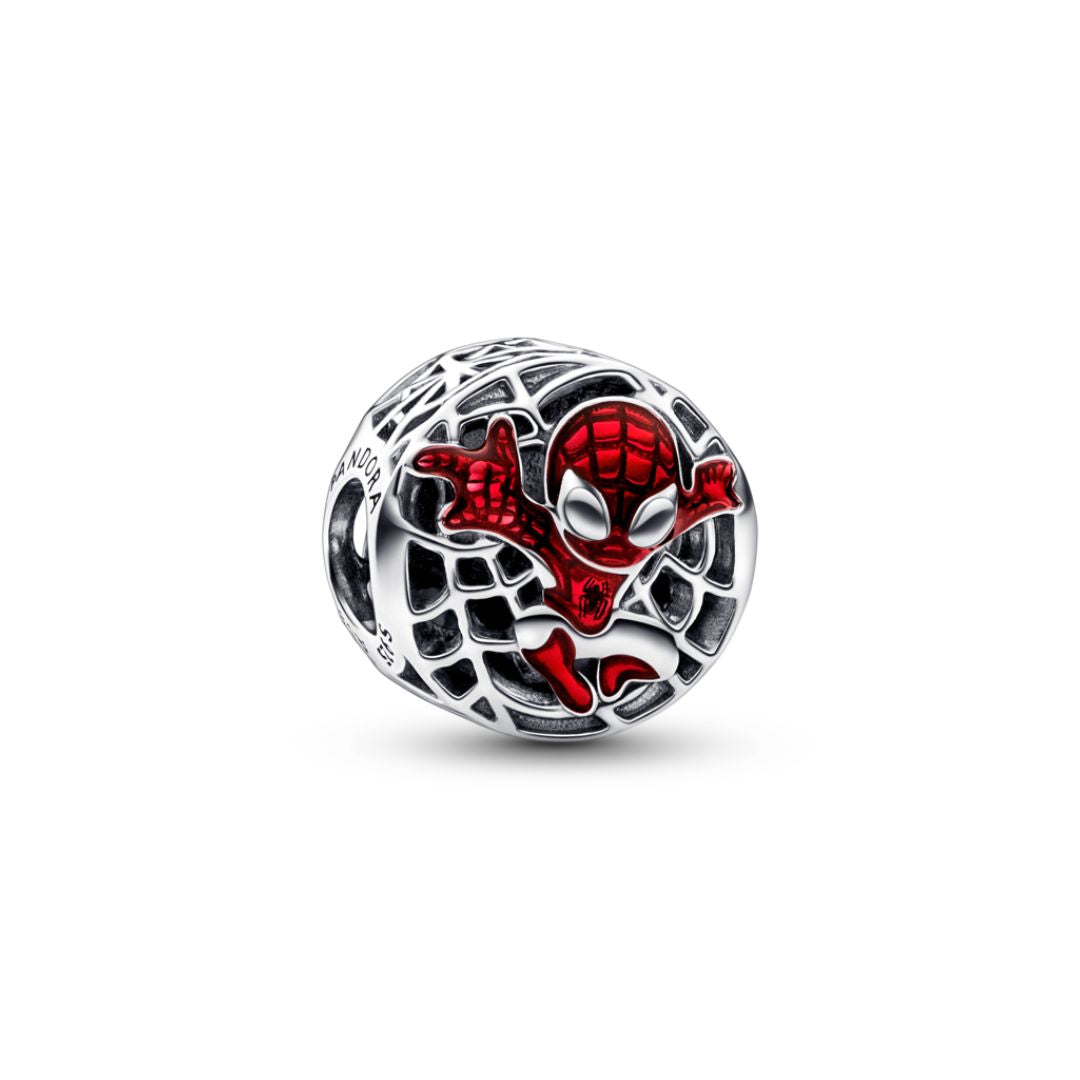 Pandora Marvel Spider-Man Soaring City Charm, Silver, 792350C01
