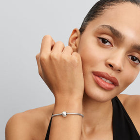 Pandora Moments White hela, hopea, 793781C01