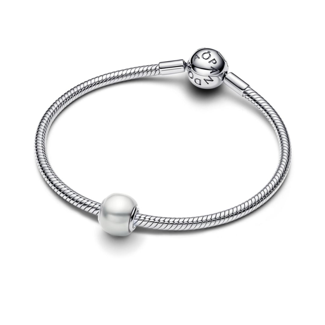 Pandora Moments White Charm, Silver, 793781C01
