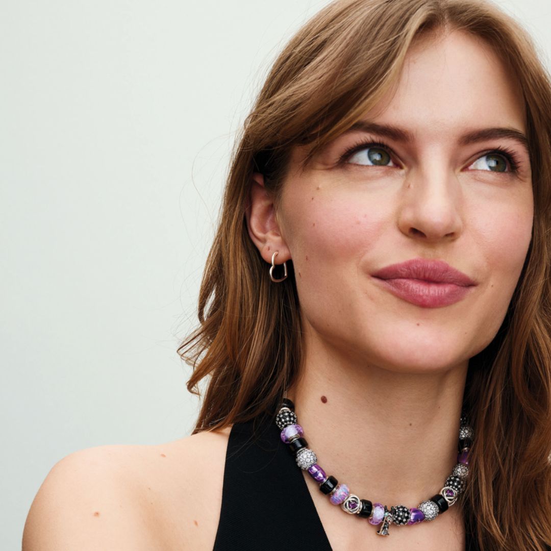 Pandora Moments Asymmetrical Heart rengaskorvakorut, hopea, 298307C00