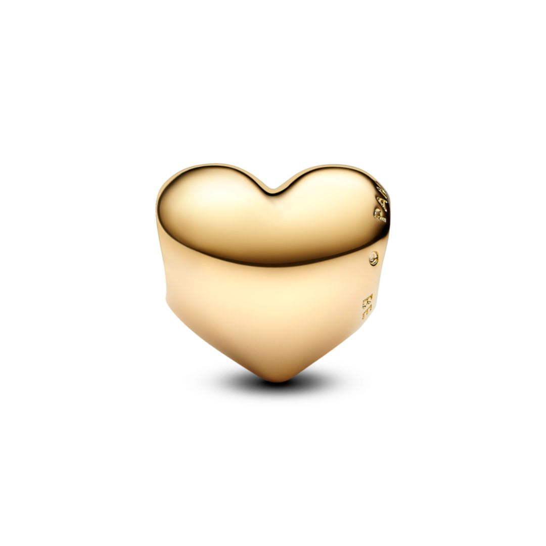 Pandora Moments Be Love Engravable Heart hela, keltakullattu, 763439C00
