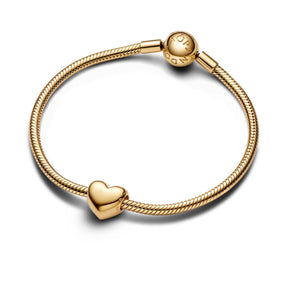 Pandora Moments Be Love Engravable Heart hela, keltakullattu, 763439C00