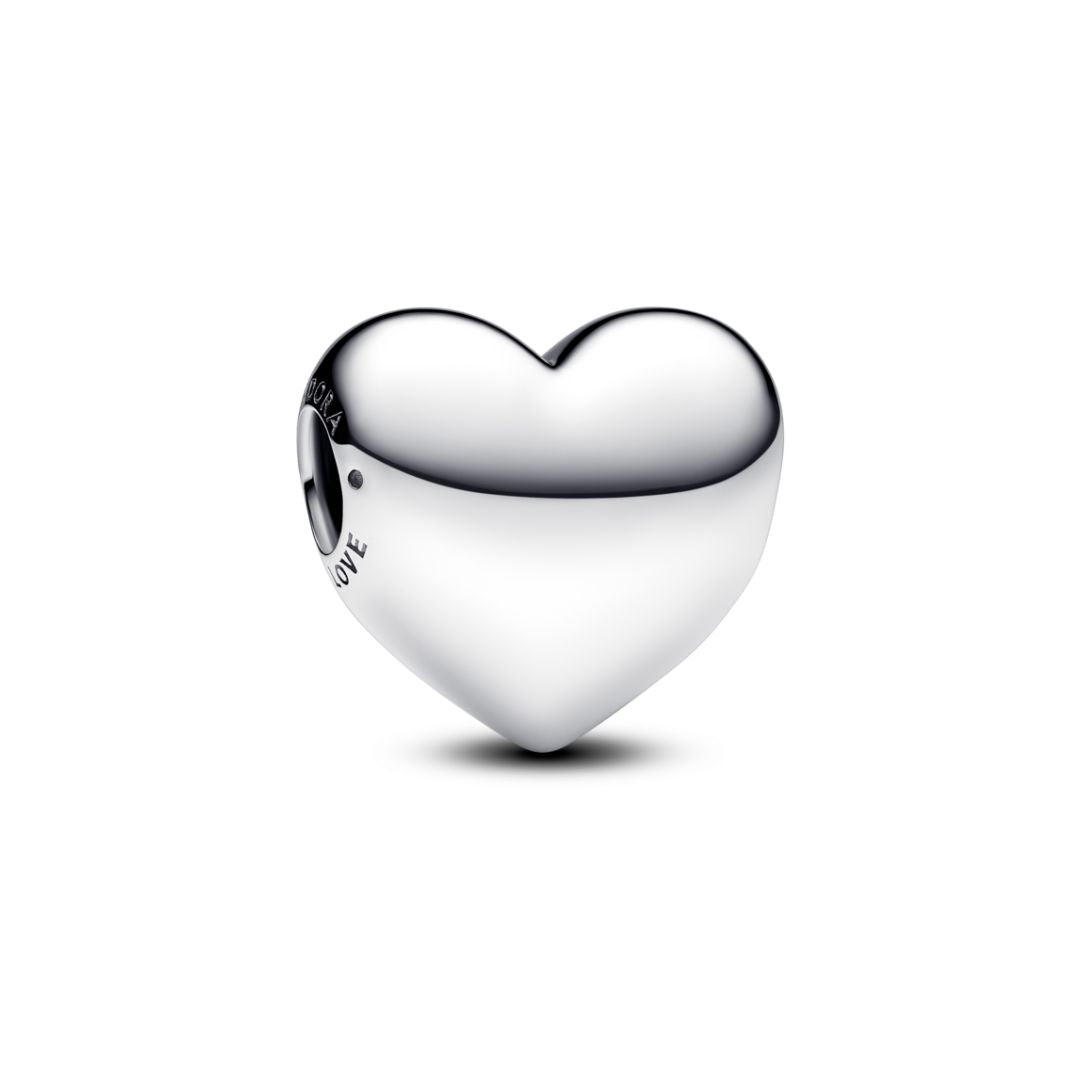 Pandora Moments Be Love Engravable Large Heart hela, hopea, 793440C00