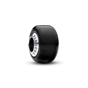 Pandora Moments Black Mini Murano Glass hela, hopea, 793117C00