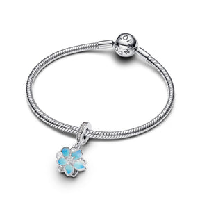 Pandora Moments Blue Blossom hela, hopea, 790667C02