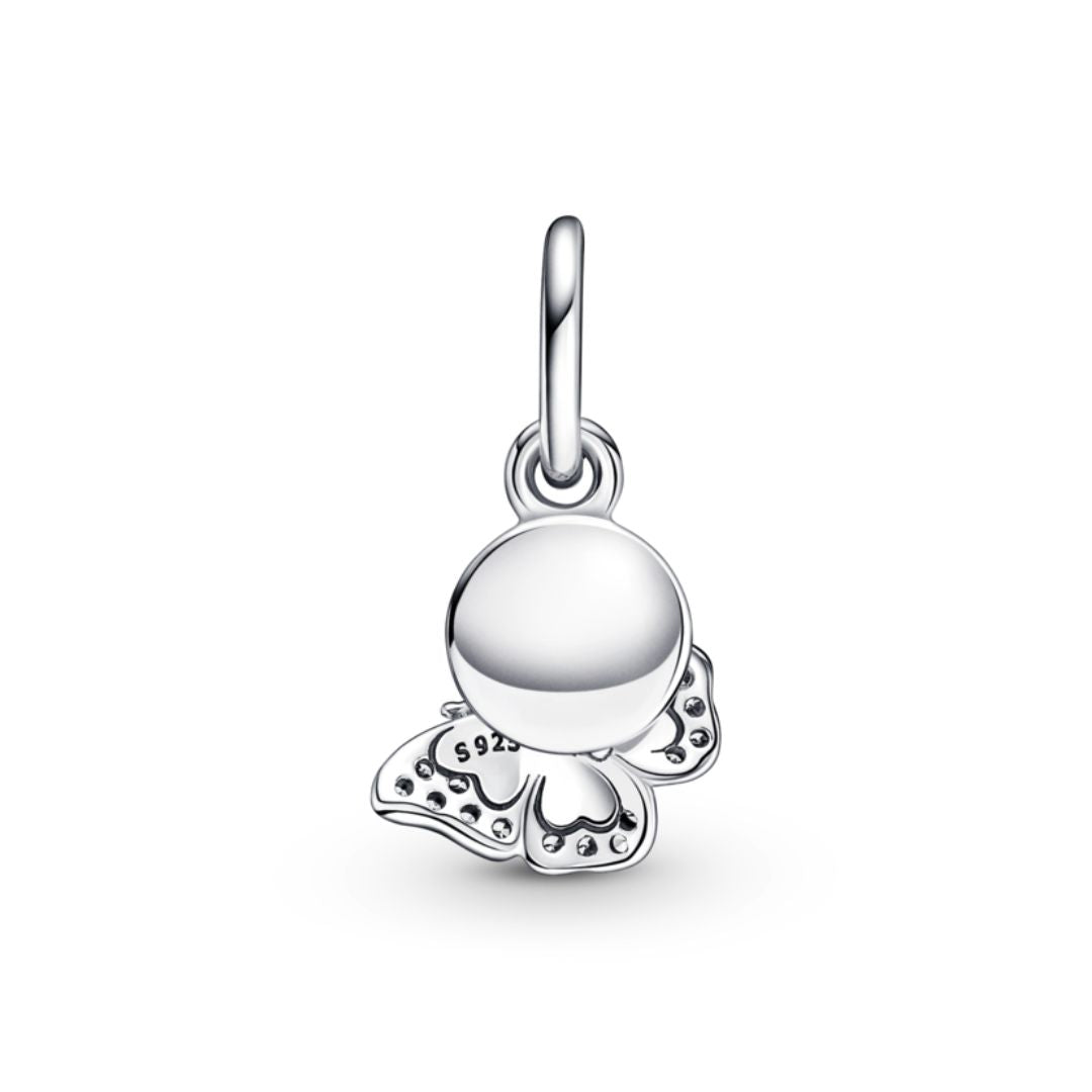 Pandora Moments Blue Butterfly & Quote Double hela, hopea, 790757C01