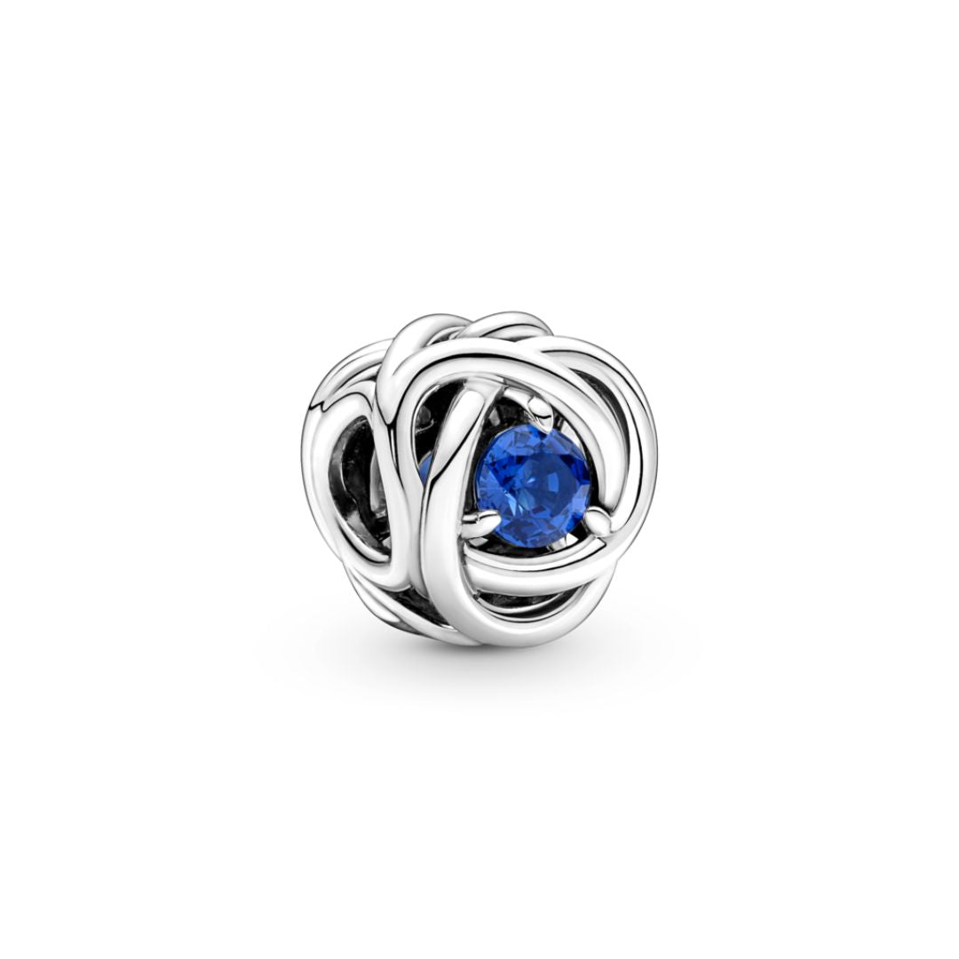 Pandora Moments Blue Eternity Circle hela, hopea, 790065C07