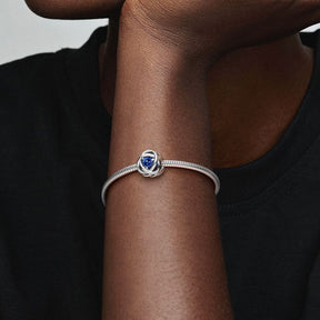 Pandora Moments Blue Eternity Circle hela, hopea, 790065C07