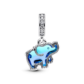 Pandora Moments Blue Murano Glass Elephant hela hopea 793339C01