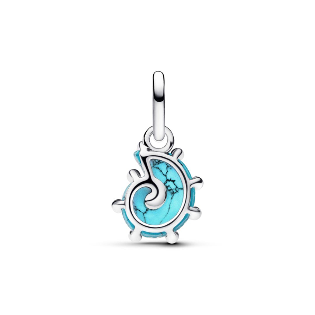 Pandora Moments Blue Murano Glass Sea Snail hela, hopea, 793900C01
