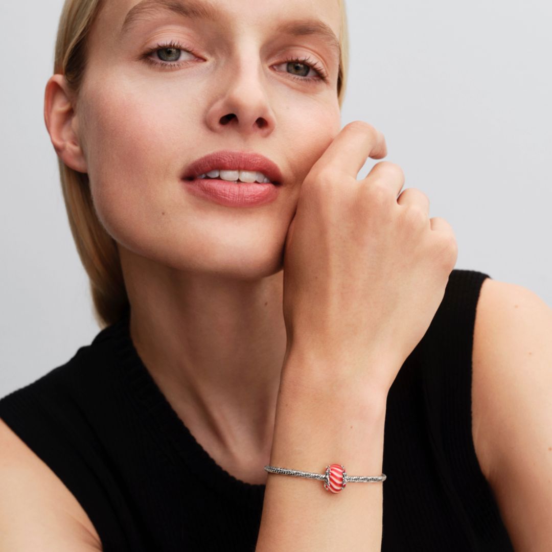 Pandora Moments Candy Murano Glass hela, hopea, 794252C01