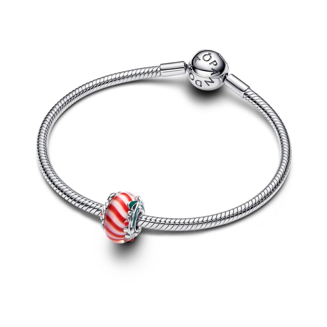 Pandora Moments Candy Murano Glass hela, hopea, 794252C01