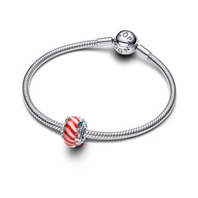 Pandora Moments Candy Murano Glass hela, hopea, 794252C01