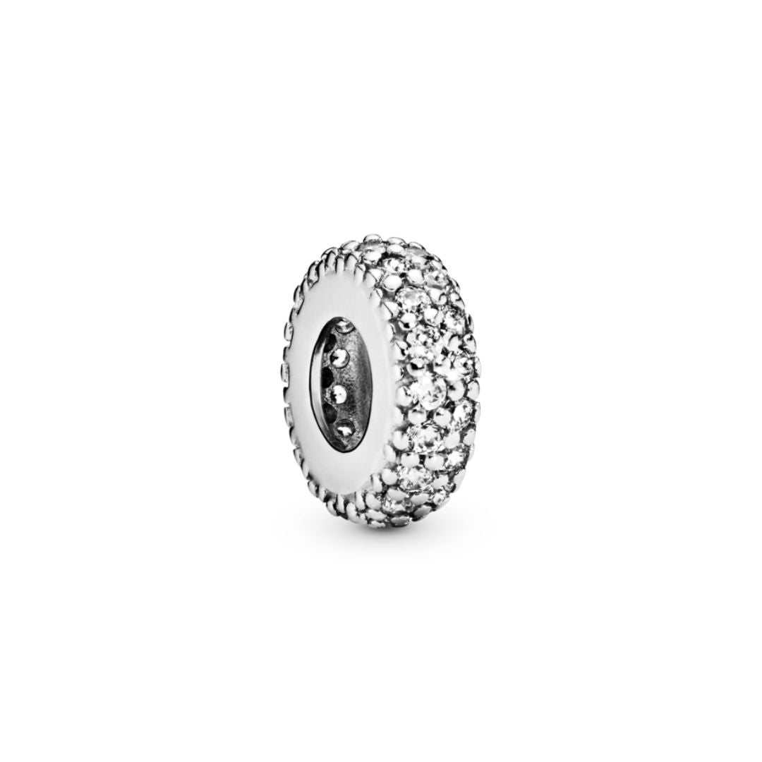 Pandora Moments Clear Sparkle Spacer hela, hopea, 791359CZ