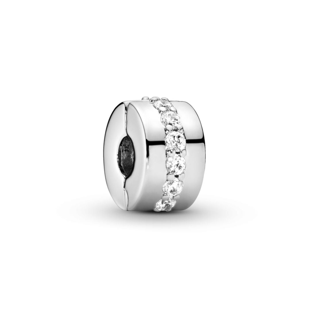 Pandora Moments Clear Sparkling lukkopala, hopea, 791972CZ
