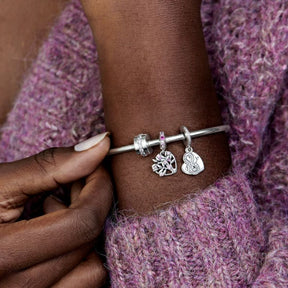 Pandora Moments Clear Sparkling lukkopala, hopea, 791972CZ