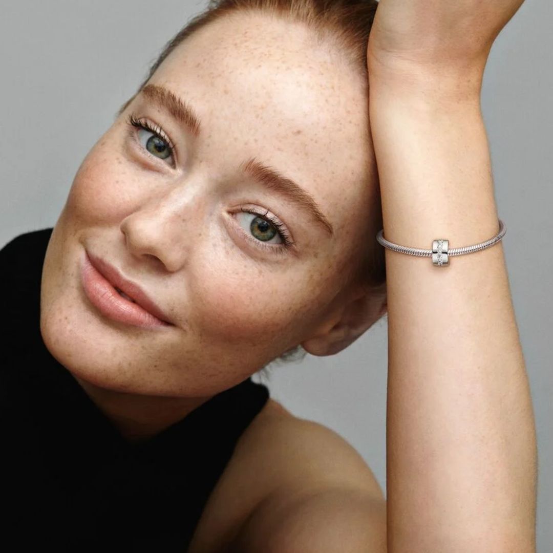 Pandora Moments Clear Sparkling lukkopala, hopea, 791972CZ