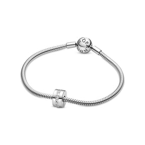 Pandora Moments Clear Sparkling lukkopala, hopea, 791972CZ