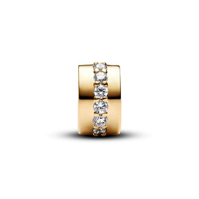 Pandora Moments Clear Sparkling lukkopala, keltakullattu, 761972C01