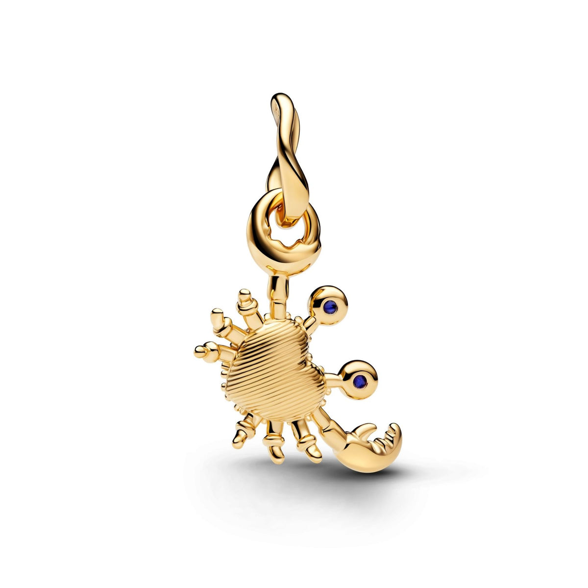 Pandora Moments Crab hela, keltakullattu, 764684C01