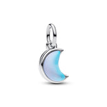 Pandora Moments Crescent Moon Double hela, hopea, 794272C01