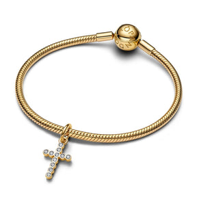 Pandora Moments Cross hela, keltakullattu, 764063C01