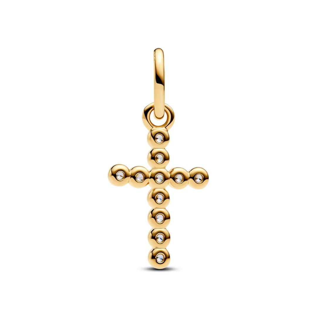 Pandora Moments Cross hela, keltakullattu, 764063C01