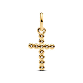 Pandora Moments Cross hela, keltakullattu, 764063C01