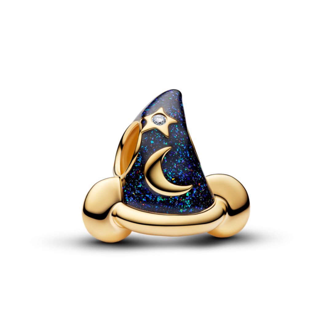 Pandora Moments Disney Mickey Mouse Sorcerer's Hat hela, keltakullattu, 764207C01